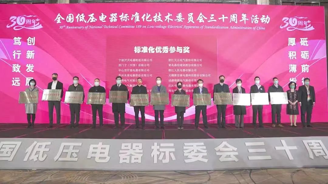 编制新能源等行业标准，BSport体育官网电气获全国低压电器标委会授奖