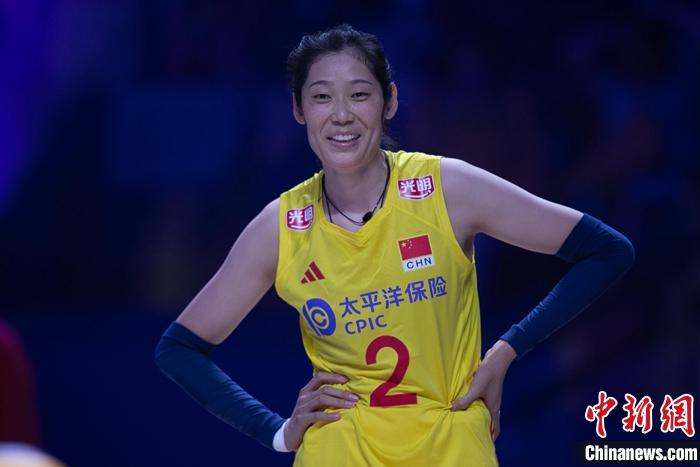 澳门世界女排联赛中国女排3-0零封泰国，朱婷时