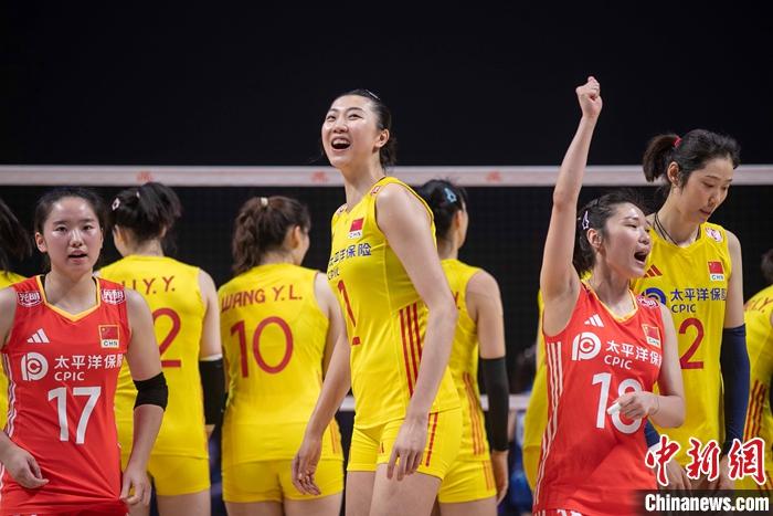 澳门世界女排联赛中国女排3-0零封泰国，朱婷时