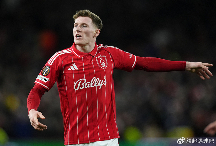 阿森纳与曼城争夺诺丁汉森林中场安德森 转会费